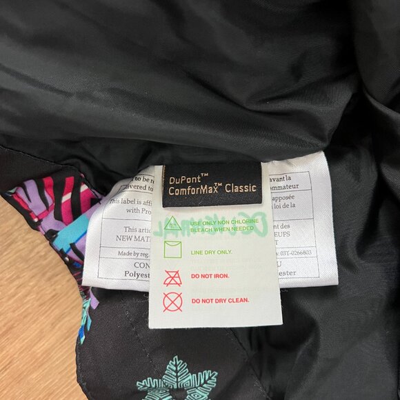 Obermeyer Snowflake Ski Jacket Black Sz Junior 16 - Picture 12 of 15